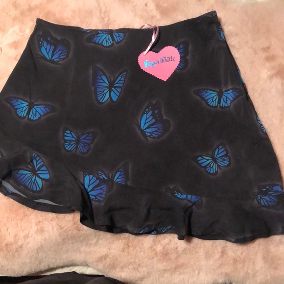 BNWT DollsKill Blue mini skirt 💙 - Picture 4 of 5